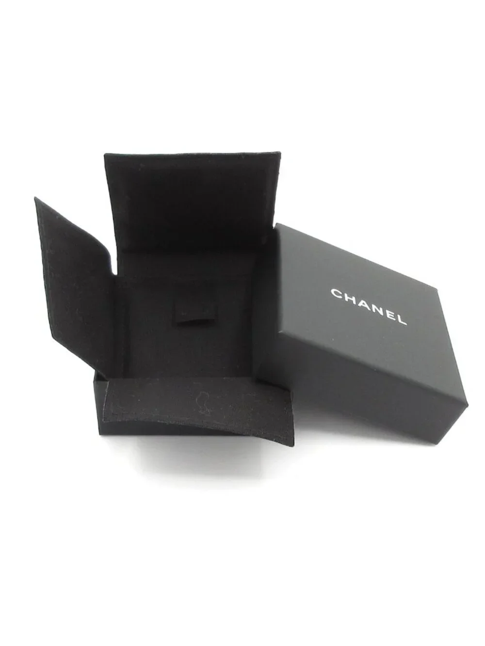 Chanel Brocade CC Logo Lambskin Gold Black Brooch